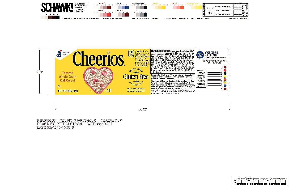 Cheerios Whole Grain Oat Cereal, 1.3 oz., 6/Box (GEM13896)