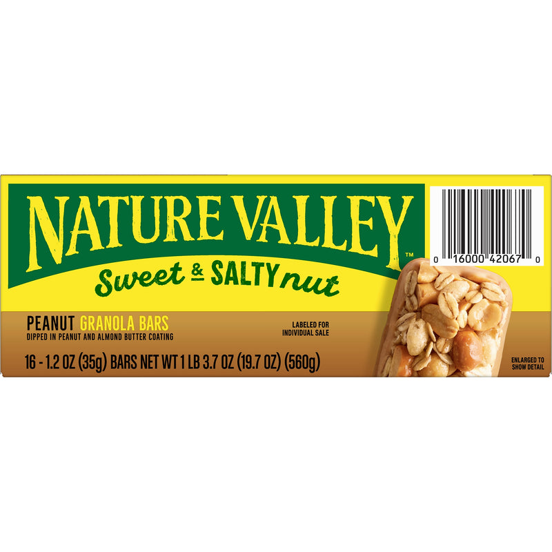 Nature Valley Sweet & Salty Peanut Nut Bar, 16 Bars/Box (GEM42067)