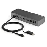 USB-C & USB-A Dock - Hybrid Universal Laptop Docking Station w/ 100W Power Delivery - Dual Monitor 4K 60Hz HDMI & DisplayPort