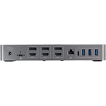USB-C & USB-A Dock - Hybrid Triple Monitor Laptop Docking Station DisplayPort & HDMI 4K 60Hz/85W PD/6x USB/GbE/USB 3.1 Gen 2