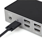 USB-C & USB-A Dock - Hybrid Triple Monitor Laptop Docking Station DisplayPort & HDMI 4K 60Hz/85W PD/6x USB/GbE/USB 3.1 Gen 2