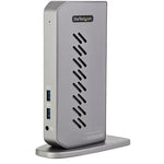 USB-C USB-A Dock - Hybrid Universal USB 3.0 Laptop Docking Station - Dual Monitor 4K 60Hz HDMI/DisplayPort - 6xUSB Type-A/GbE