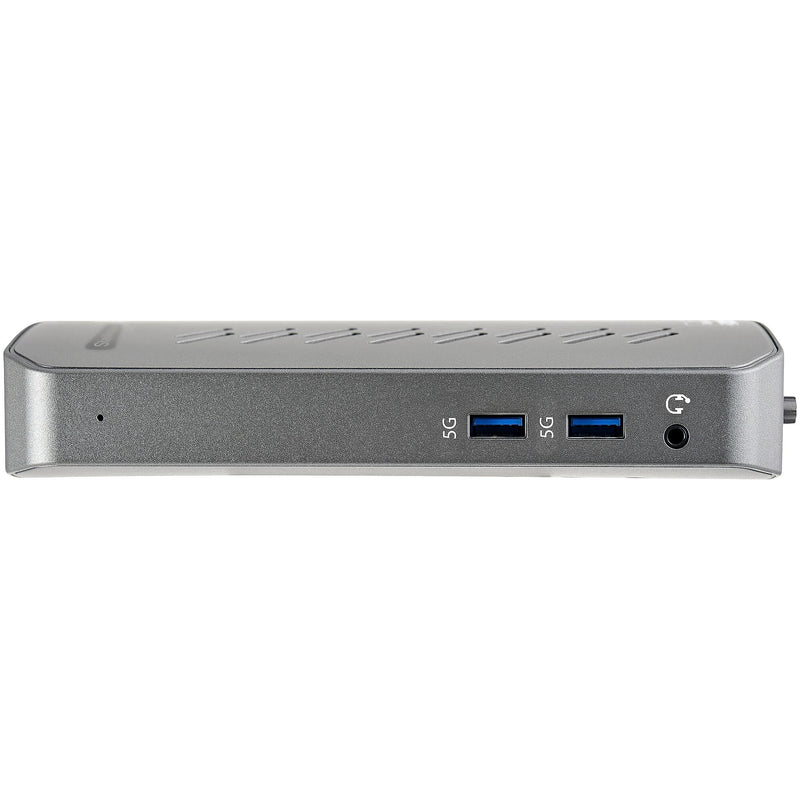 USB-C USB-A Dock - Hybrid Universal USB 3.0 Laptop Docking Station - Dual Monitor 4K 60Hz HDMI/DisplayPort - 6xUSB Type-A/GbE