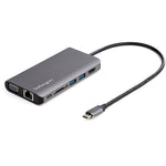 StarTech.com USB-C to HDMI/VGA/USB-A/MicroSD/SD/GbE/Audio Multiport Adapter, Male to Female, 100W PD, Mini Dock (DKT30CHVAUSP)