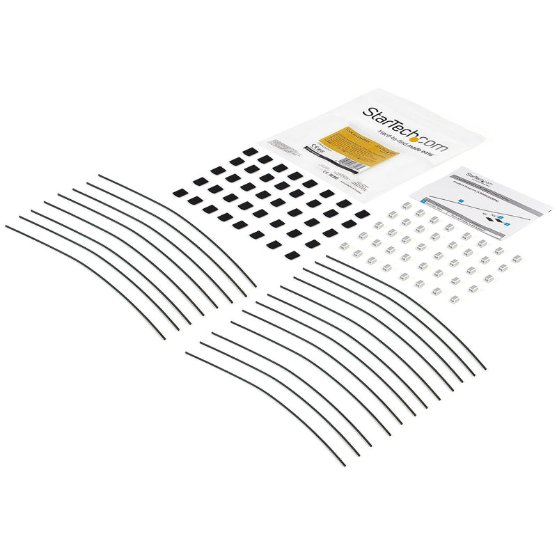 20-Pack Security Cable Tethers for Adapters & Dongles - Universal Cable Tether Kit - Steel Tether Cable Lock - Anti-Theft