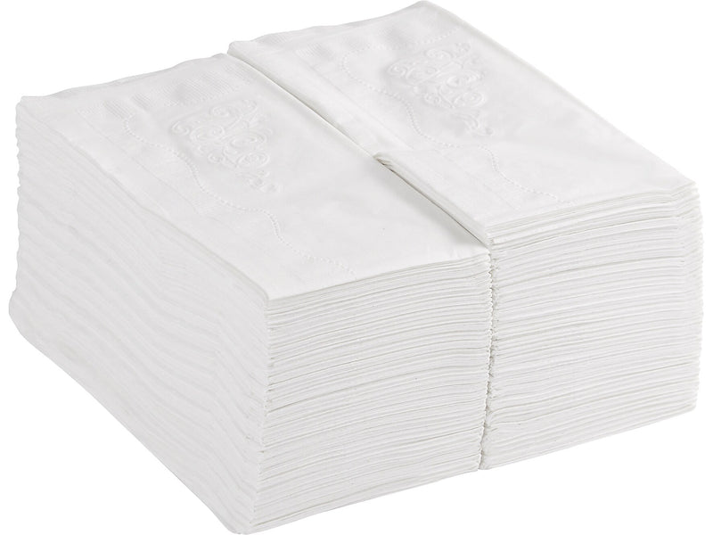 Dixie Dinner Napkin, 2-ply, White, 3024 Napkins/Pack (34440CT)