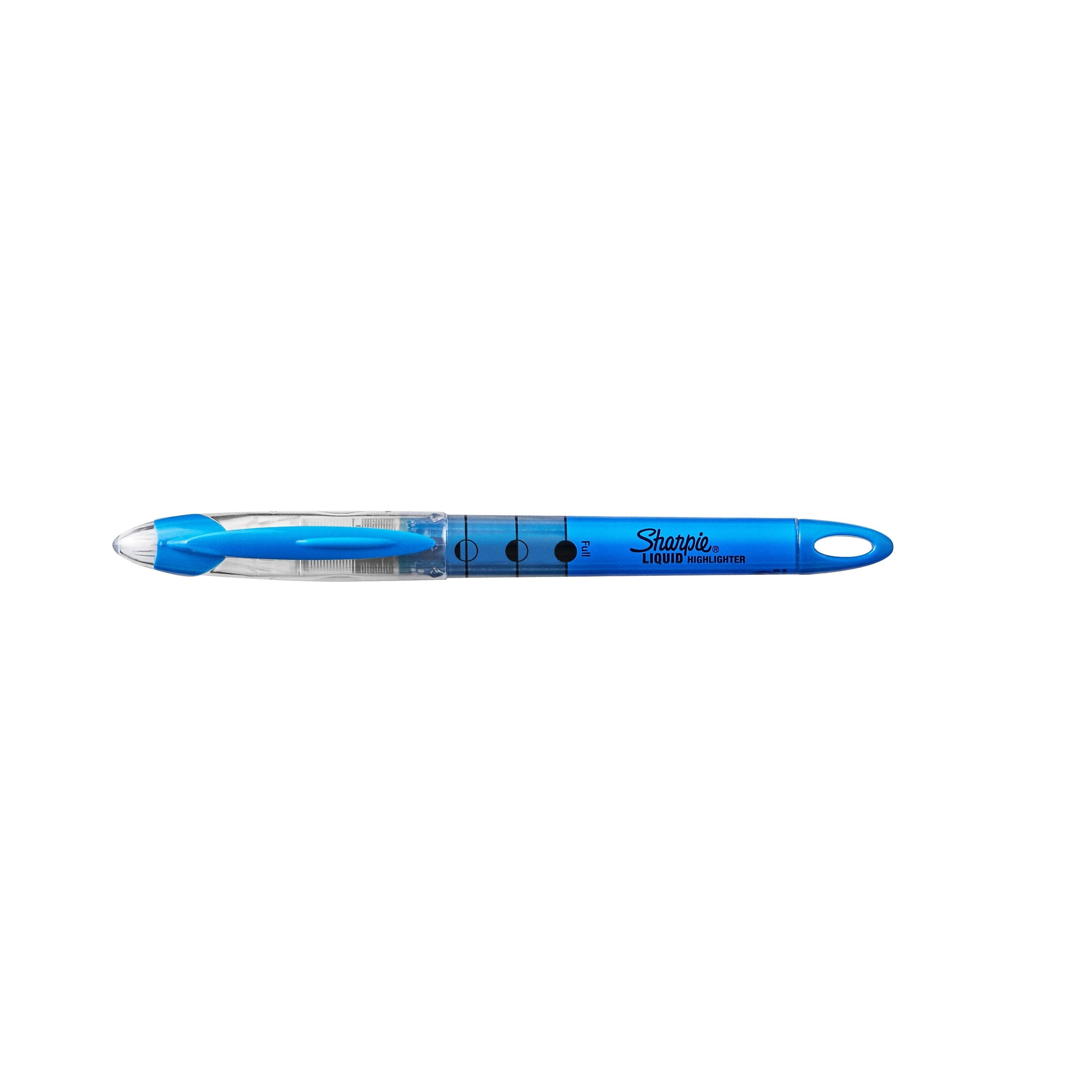 Sharpie Liquid Highlighters, Chisel Tip, Blue, Dozen (1754467)