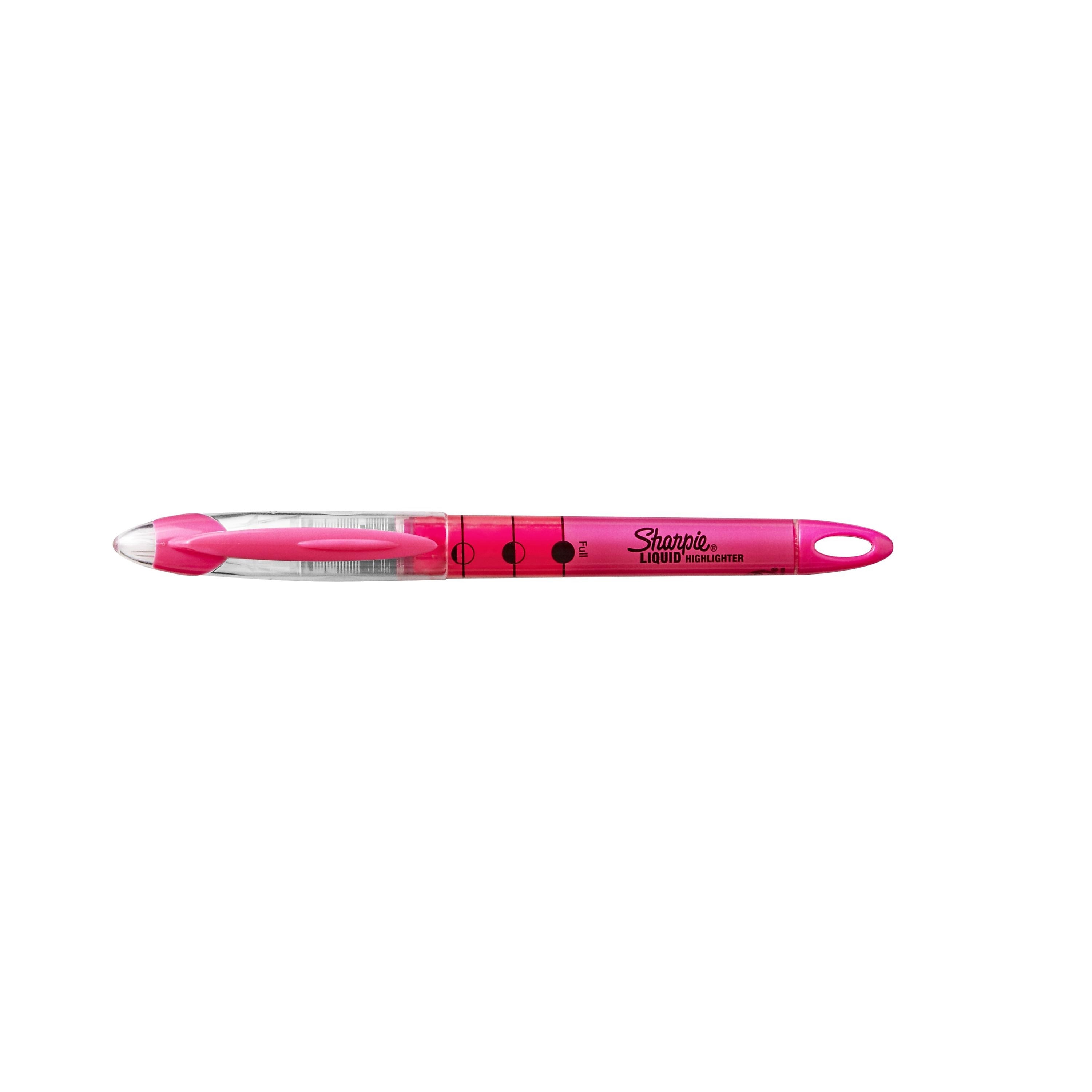 Sharpie Liquid Highlighter, Chisel Tip, Pink, Dozen (1754464)