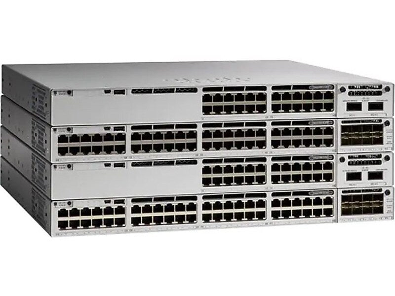 Cisco Catalyst 9300 48-Port Gigabit Ethernet Managed Switch, Gray (C9300L-48P-4X-A)