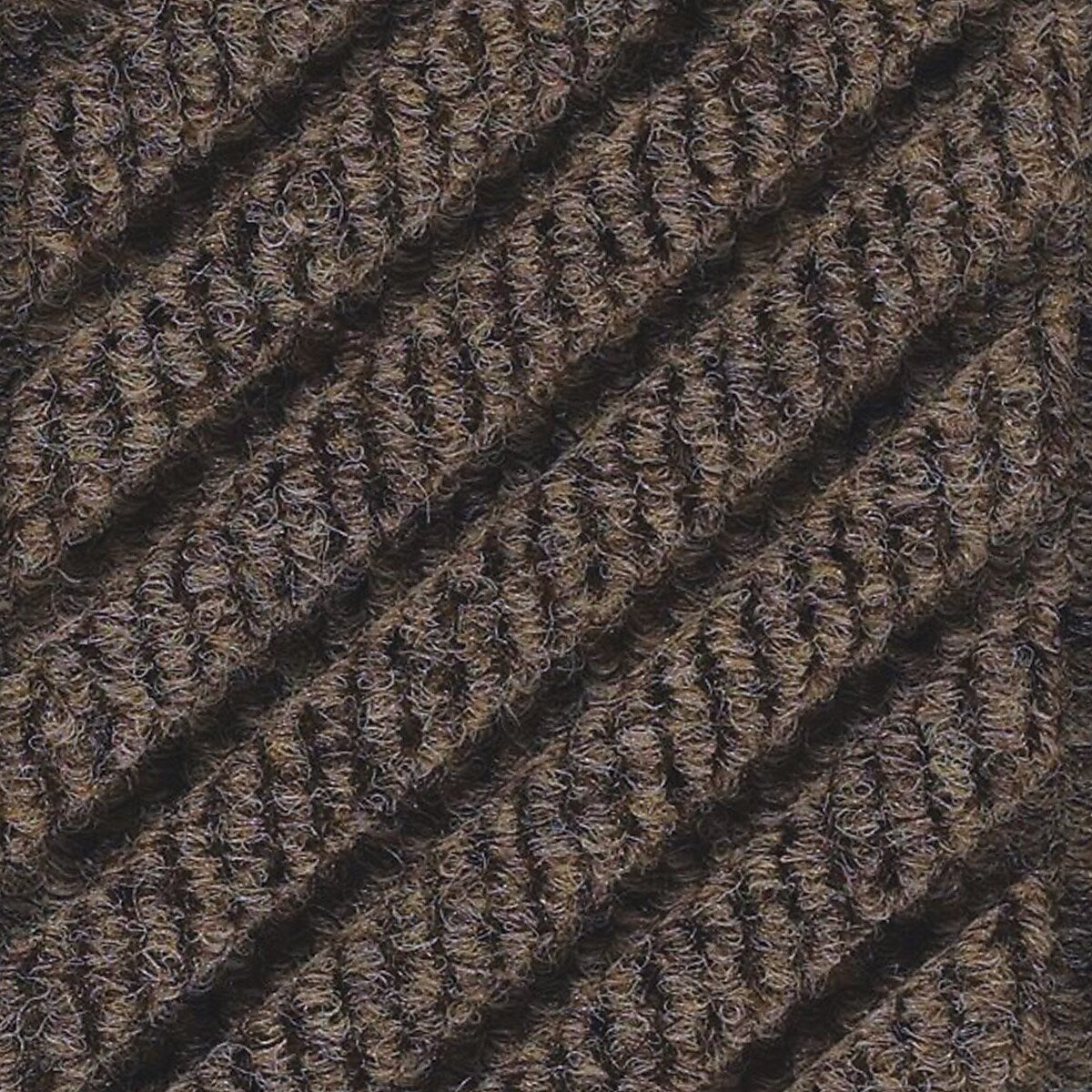 M+A Matting WaterHog Max Grand Diamond, Mat + Two Ends, Universal Cleated, 4' x 12.6', Chestnut Brown (2249750000000)