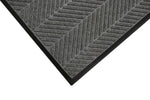 M+A Matting WaterHog Max Herringbone Classic Mat, Universal Cleated, 3' x 5', Grey Ash (22407335070)