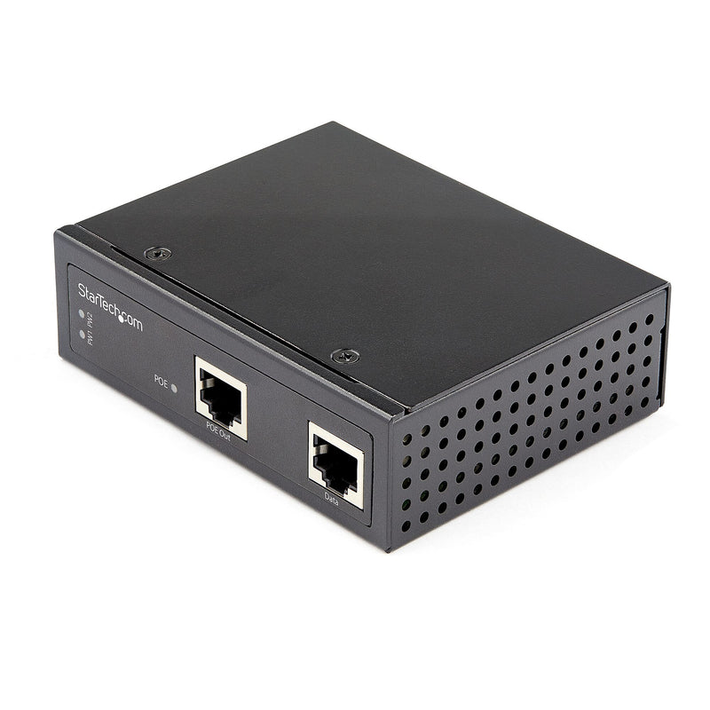 Industrial Gigabit PoE Injector - High Speed 90W 802.3bt PoE++ 48V-56VDC Ultra Power Over Ethernet/UPoE Injector -40C to +75C