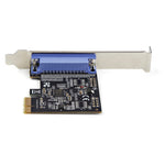 1-Port Parallel PCIe Card, PCI Express to Parallel DB25 LPT Adapter Card, Desktop Expansion Controller for Printer, SPP/ECP