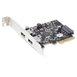 StarTech 2-Port PCIe Gigabit Ethernet Adapter (PEXUSB312A3)