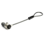 Universal Laptop Cable Lock Expansion Loop - Add a 6" 4-Digit Combination K-Slot Lock to Secure Multiple Devices - Anti Theft