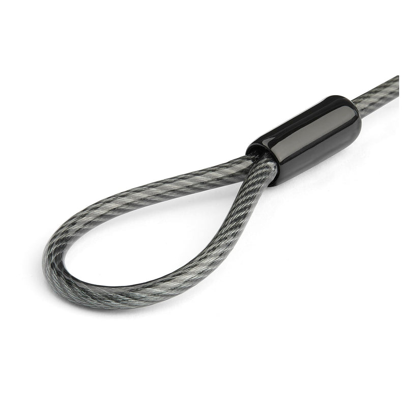 Universal Laptop Cable Lock Expansion Loop - Add a 6" 4-Digit Combination K-Slot Lock to Secure Multiple Devices - Anti Theft