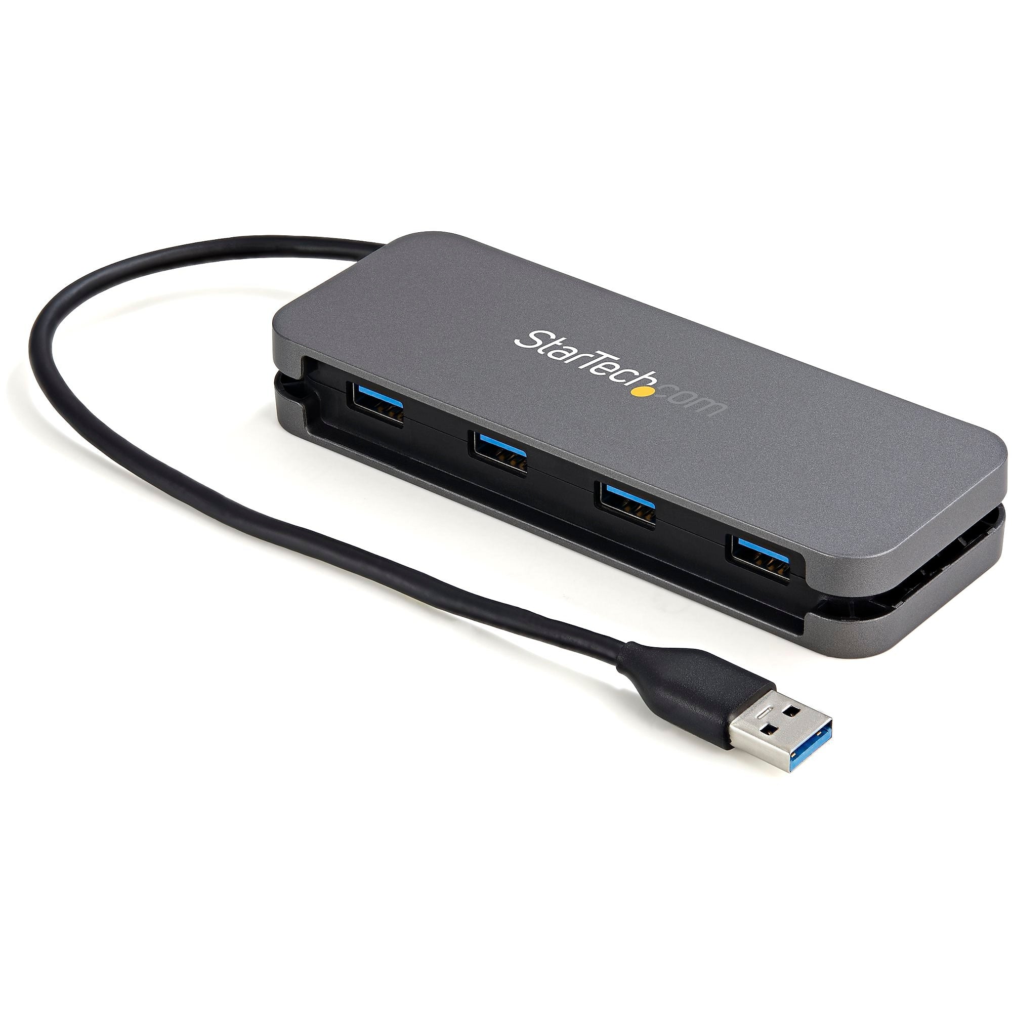 StarTech 4-Port USB 3.0 Hub,Gray (HB30AM4AB)