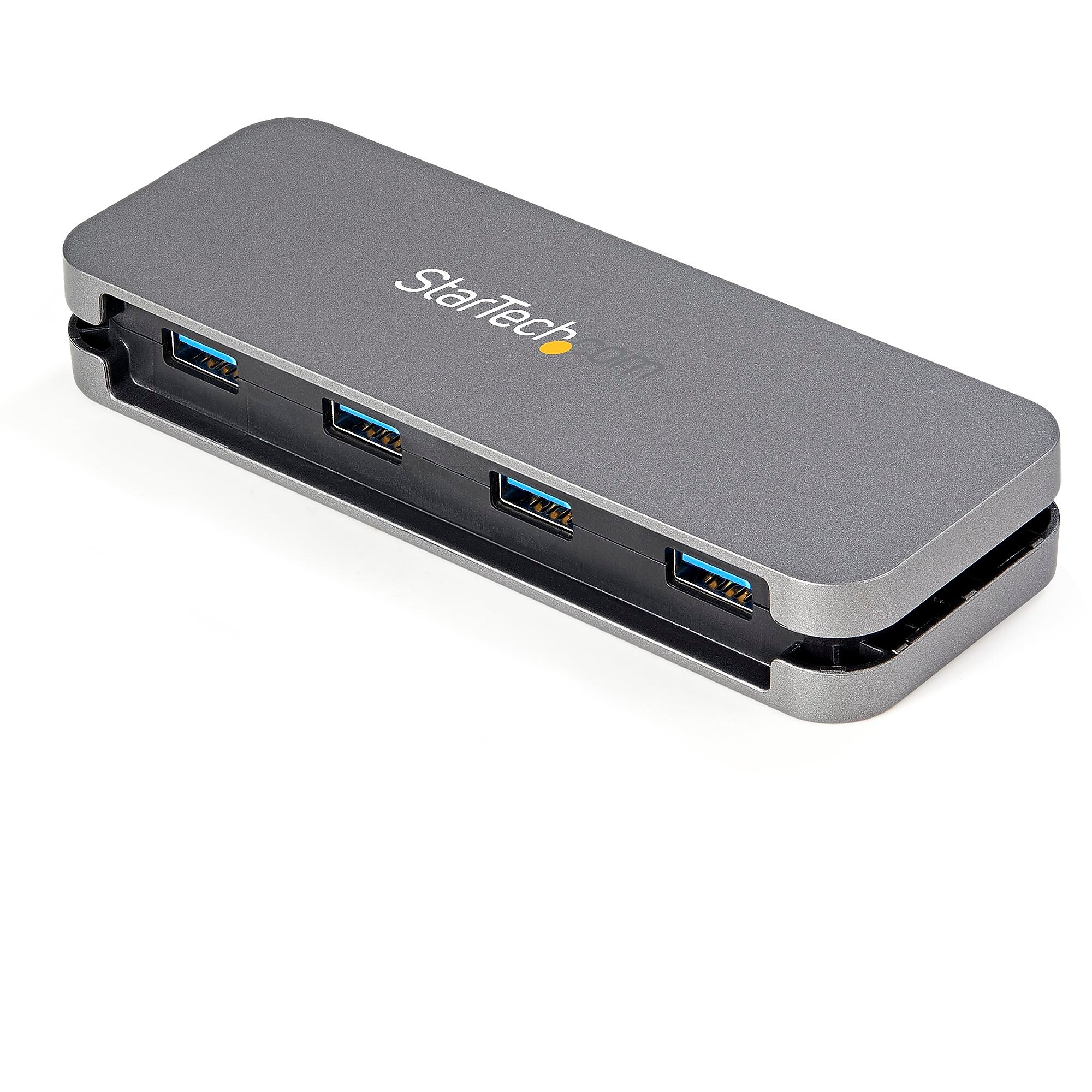 StarTech 4-Port USB 3.0 Hub,Gray (HB30AM4AB)