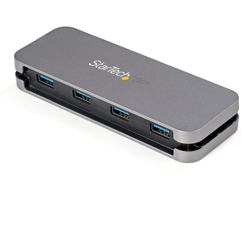 StarTech 4-Port USB 3.0 Hub,Gray (HB30AM4AB)