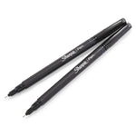 Sharpie Felt Pens, Fine Point, 0.4mm, Black Ink, 4/Pack (1742661)