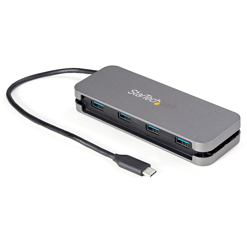 StarTech 4-Port USB-A 3.2 Hub, Gray (HB30CM4AB)