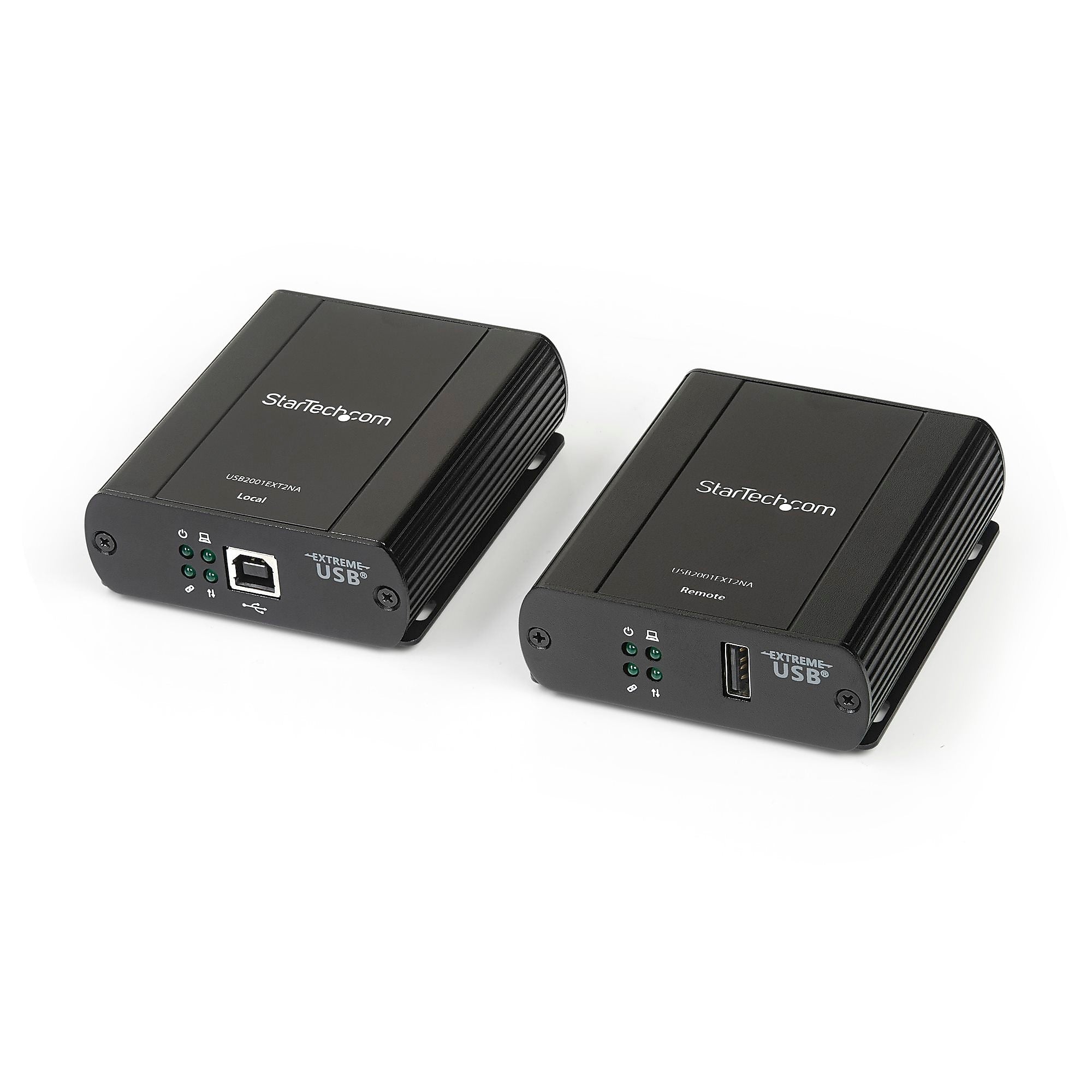 USB 2.0 Extender over Cat5e or Cat6 Ethernet Cable - 330ft/100m USB 2.0 Extender Adapter Kit w/ ESD & Metal Case - Powered