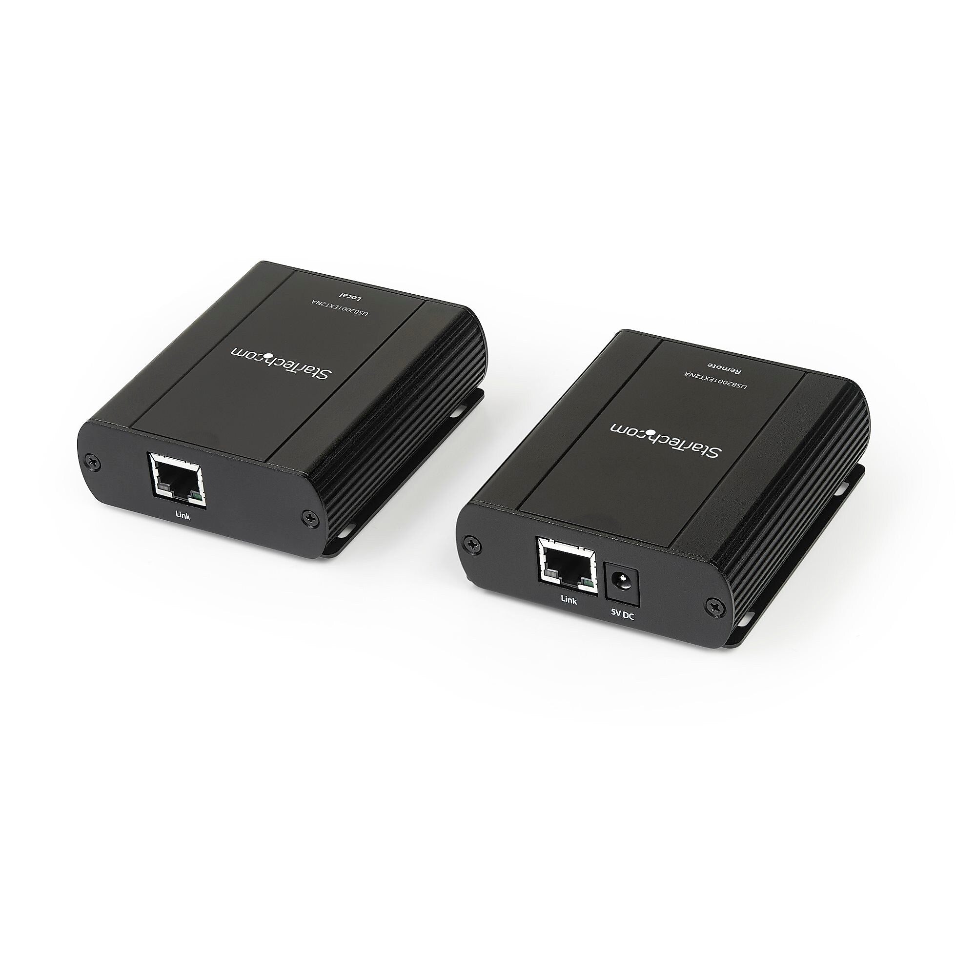 USB 2.0 Extender over Cat5e or Cat6 Ethernet Cable - 330ft/100m USB 2.0 Extender Adapter Kit w/ ESD & Metal Case - Powered