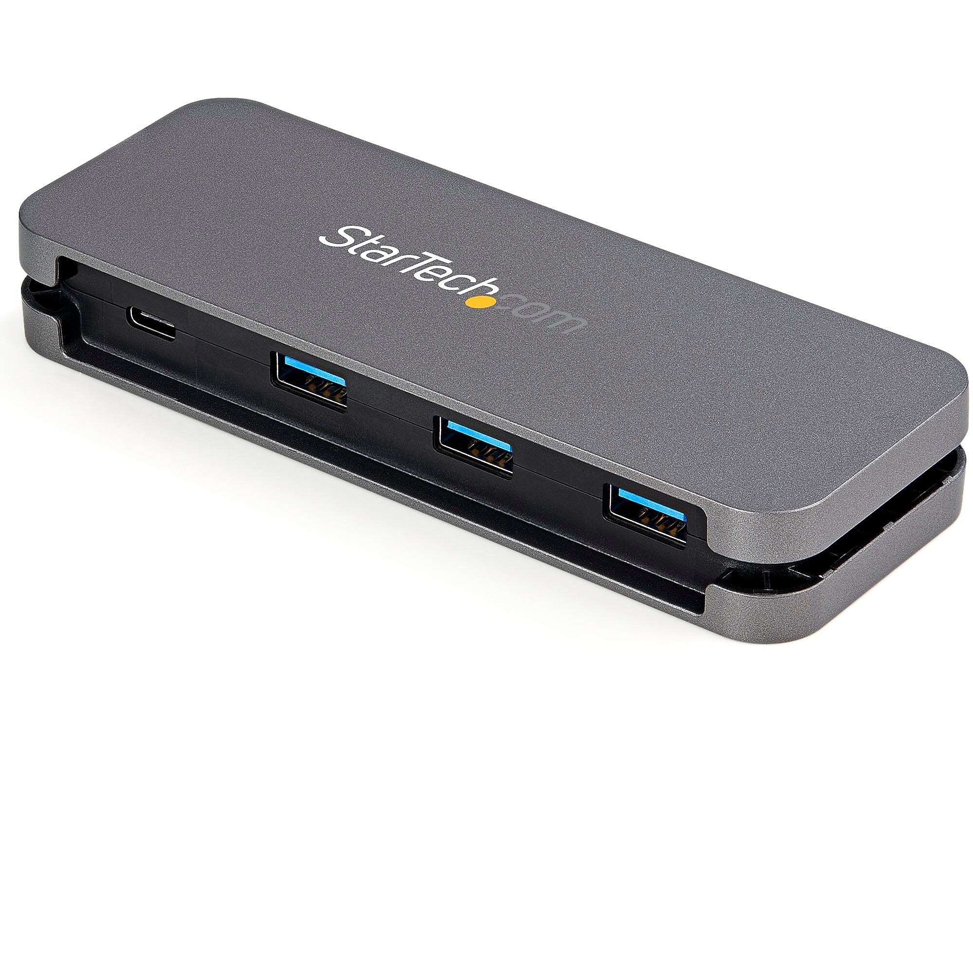 StarTech 4-Port USB-C Hub, Gray (HB30CM3A1CB)