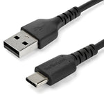 StarTech 6.6' USB-A to USB-C Power Cable, Male to Male, Black (RUSB2AC2MB)