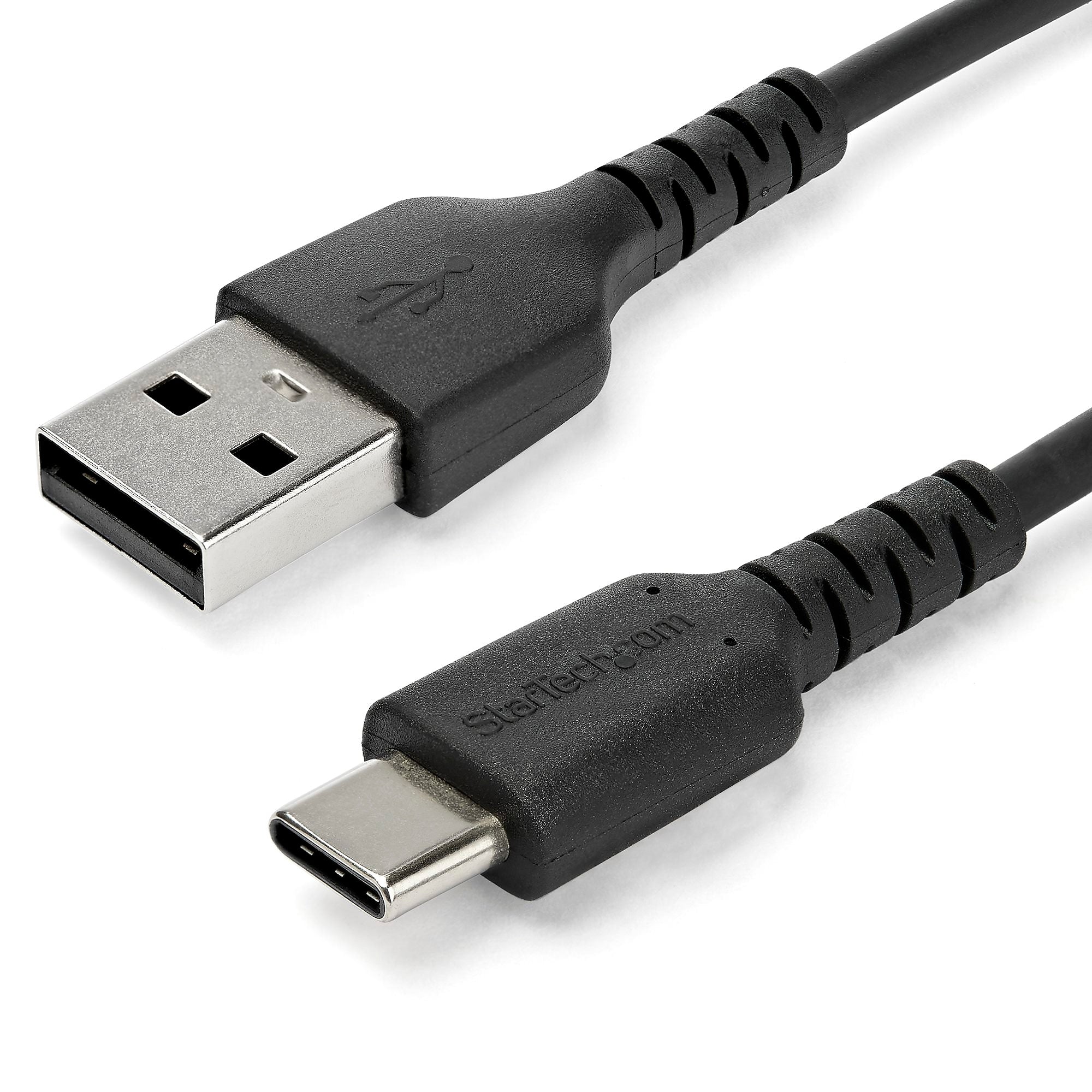 StarTech 6.6' USB-A to USB-C Power Cable, Male to Male, Black (RUSB2AC2MB)