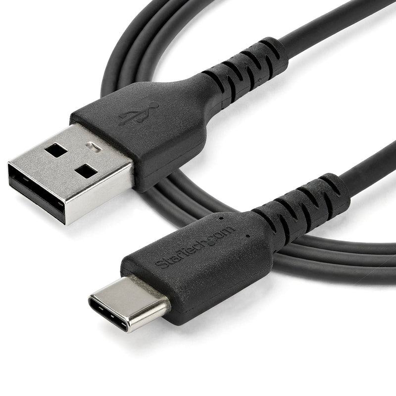 StarTech 6.6' USB-A to USB-C Power Cable, Male to Male, Black (RUSB2AC2MB)