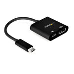USB C to DisplayPort Adapter with 60W Power Delivery Pass-Through - 8K/4K USB Type-C to DP 1.4 Video Converter w/ Charging