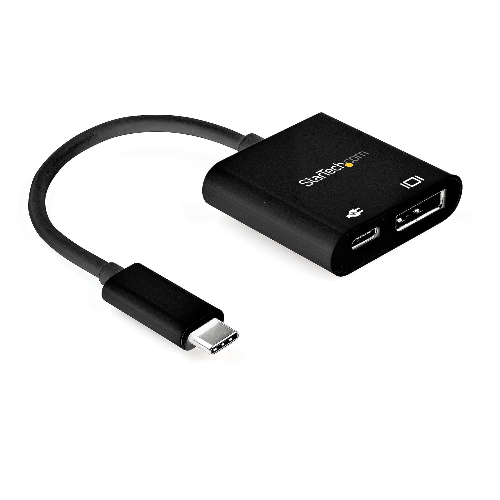 USB C to DisplayPort Adapter with 60W Power Delivery Pass-Through - 8K/4K USB Type-C to DP 1.4 Video Converter w/ Charging