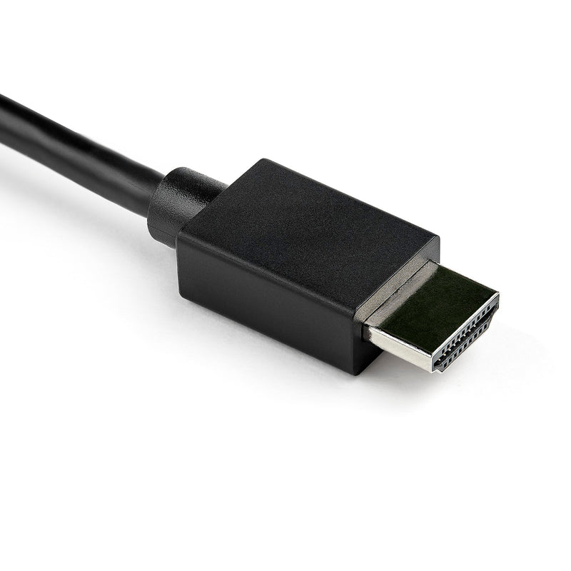 StarTech 6.6' VGA to HDMI Converter Cable with USB Audio Support, Male to Male, Black (VGA2HDMM2M)