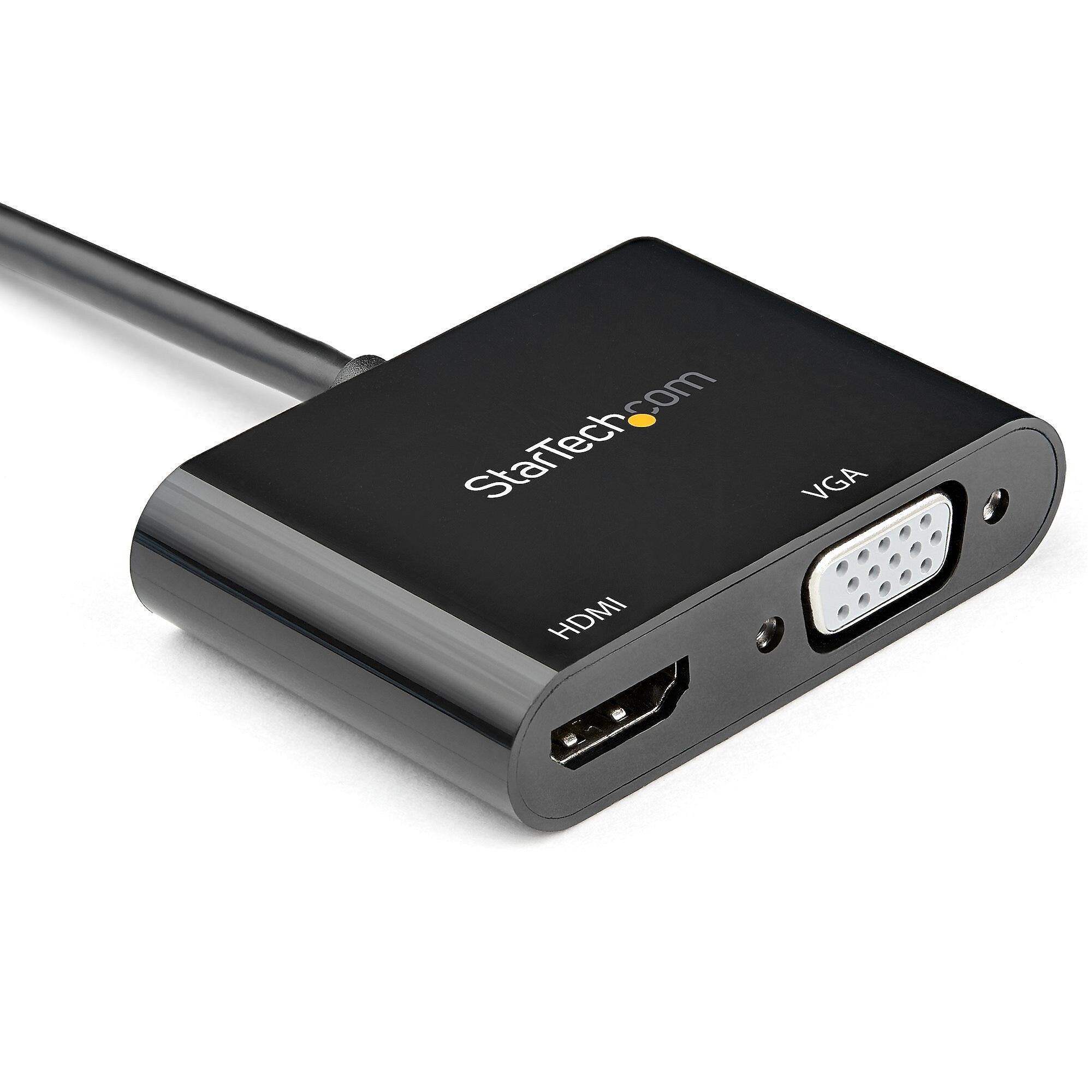 DisplayPort to HDMI VGA Adapter - DP 1.2 HBR2 to HDMI 2.0 4K 60Hz or VGA Monitor Converter - Digital Video Display Adapter