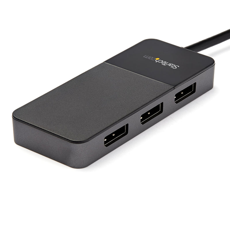 StarTech  3-Port DisplayPort to Triple DisplayPort Display Adapter, Male to Female/Female, Black (MST14DP123DP)