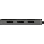 StarTech  3-Port DisplayPort to Triple DisplayPort Display Adapter, Male to Female/Female, Black (MST14DP123DP)