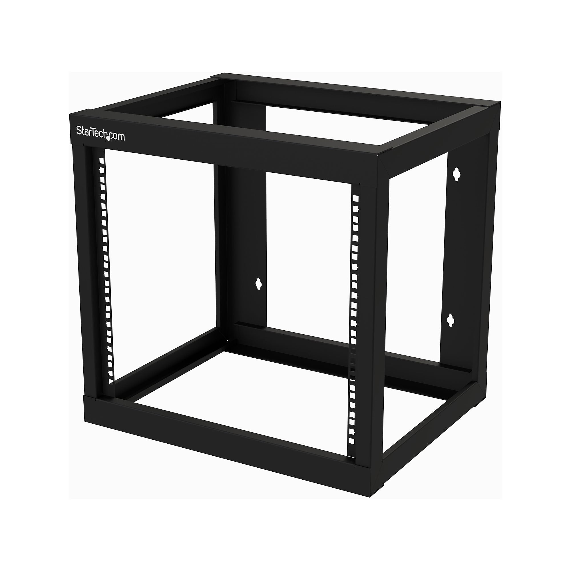 9U 19" Wall Mount Network Rack - 17" Deep Open Frame for Server Room AV/Data/Patch Panel/IT/Computer Equipment w/Cage Nuts