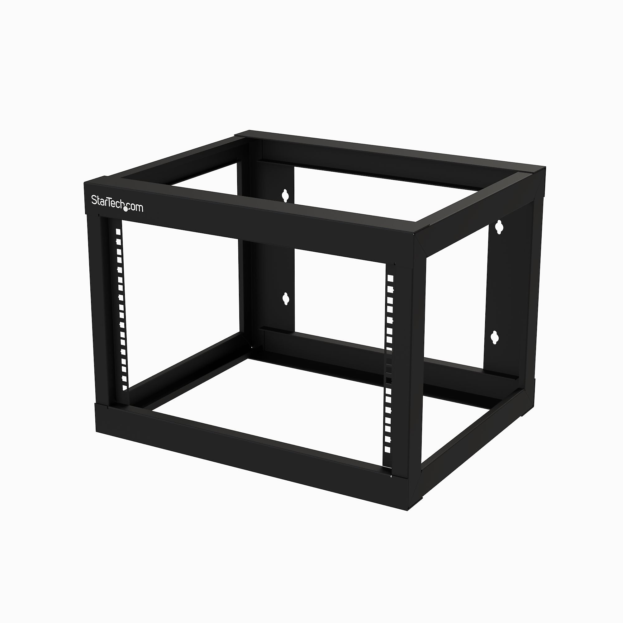 6U 19" Wall Mount Network Rack - 19" Deep Open Frame for Server Room AV/Data/Patch Panel/IT/Computer Equipment w/Cage Nuts