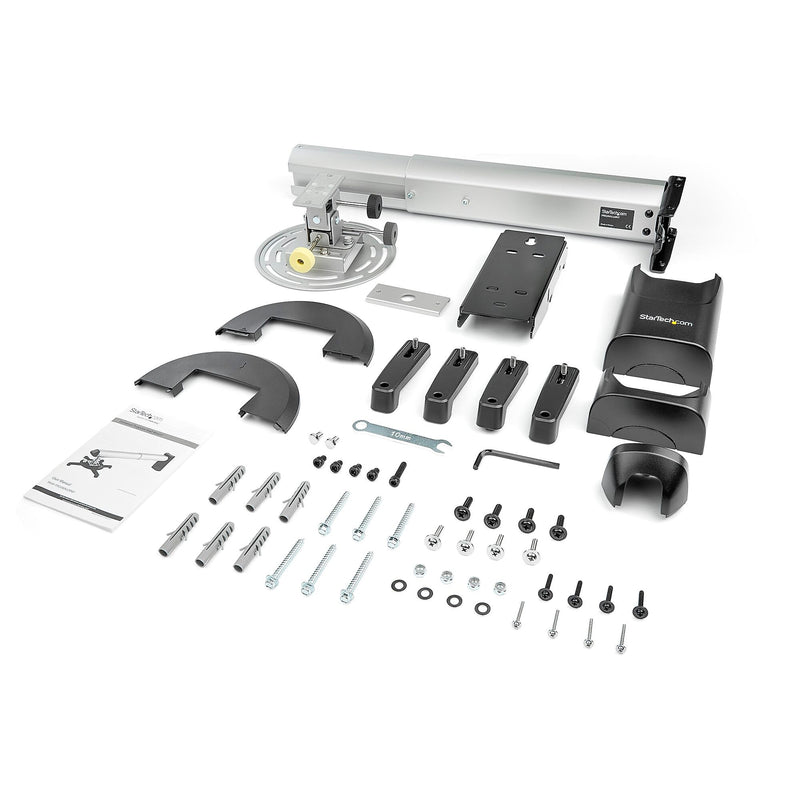 Universal Projector Wall Mount - Short/Ultra Short Throw - Adjustable 16.5-27.7" From Wall - 33lb (15kg) - Tilt/Swivel/Rotate