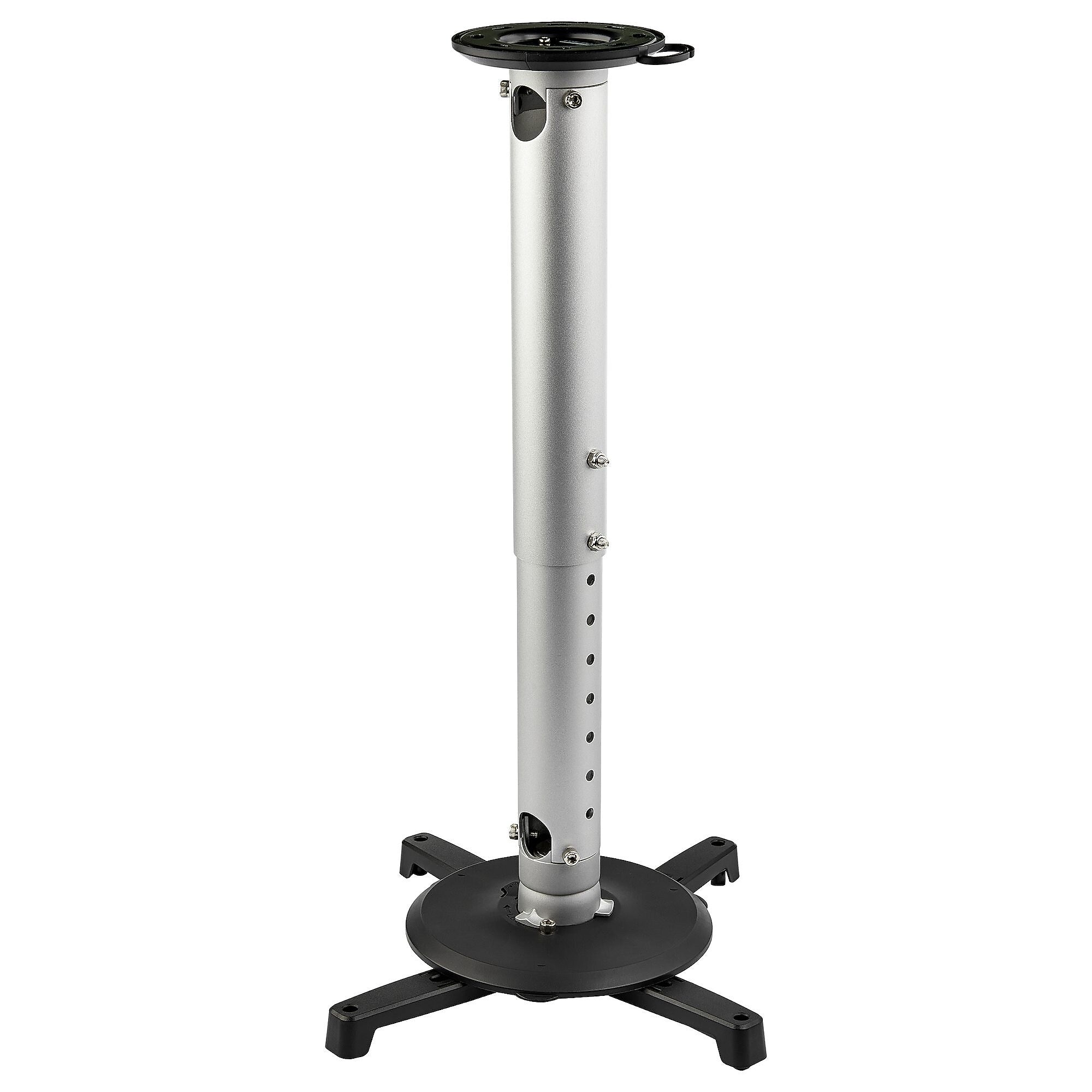 Universal Ceiling Projector Mount - Height Adjustable Hanging Pole Mount 5"-22.7" from Ceiling - 33lb (15kg) - Tilt/Rotate