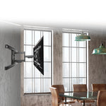 TV Wall Mount for up to 80" VESA Mount Displays - Low Profile Full Motion TV Mount - Heavy Duty Adjustable Articulating Arm