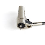 6.5ft Laptop Cable Lock for Nano Slot Computer/Tablet/Device - Anti-Theft 4 Digit Combination Security Cable Lock - Steel