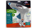 Elmer's CraftBond Craft Glue Gun, Full Size, 40 Watts, Blue/Gray (E6050)