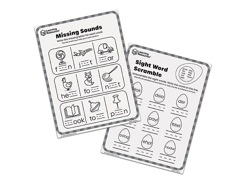 Learning Resources Skill Builders! Kindergarten Reading, Assorted Colors (LER1246)
