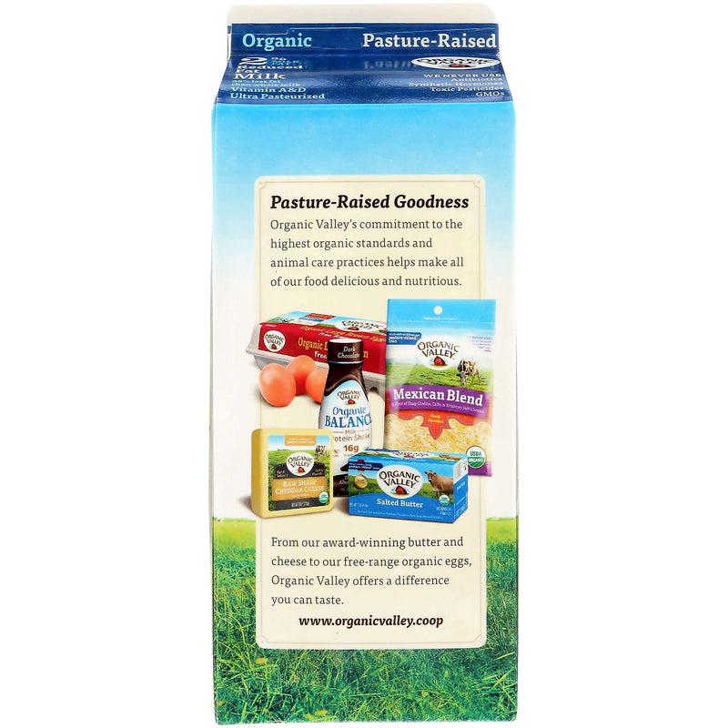 Organic Valley 2% Milk, 64 oz., 3/Pack (307-00347)