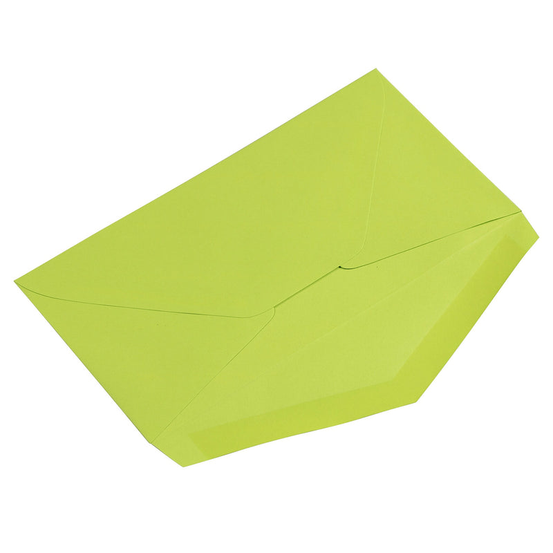 JAM Paper Monarch Envelopes, 3.875 x 7.5, Ultra Lime Green, 25/Pack (34097579)