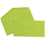 JAM Paper Monarch Envelopes, 3.875 x 7.5, Ultra Lime Green, 25/Pack (34097579)