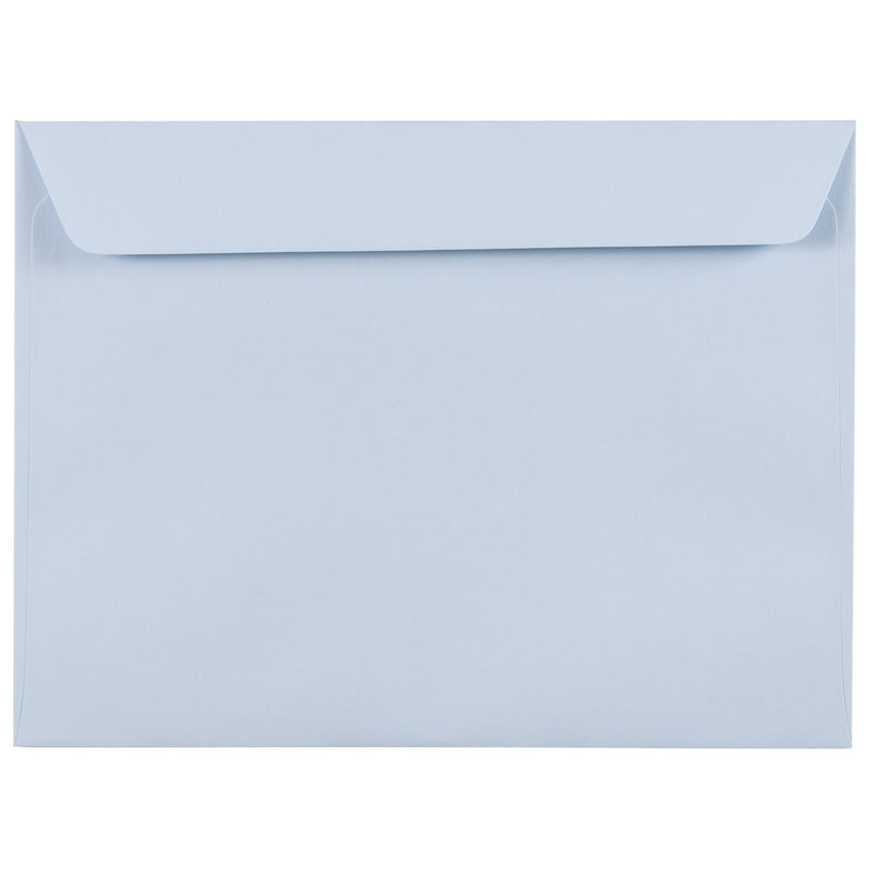 JAM Paper 9 x 12 Booklet Envelopes, Baby Blue, Bulk 250/Box (21515987h)