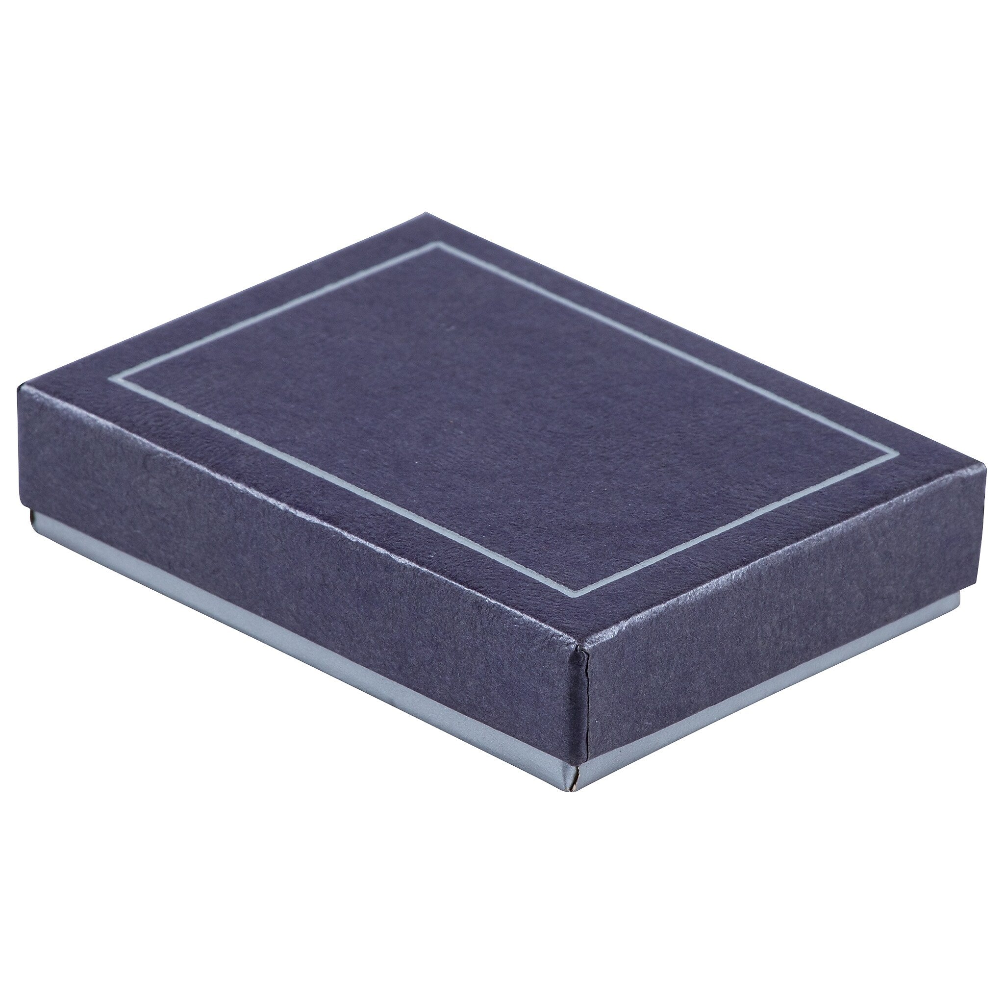 JAM PAPER Plastic Earring Box, 3 1/4 x 2 1/2 x 3/4, Purple